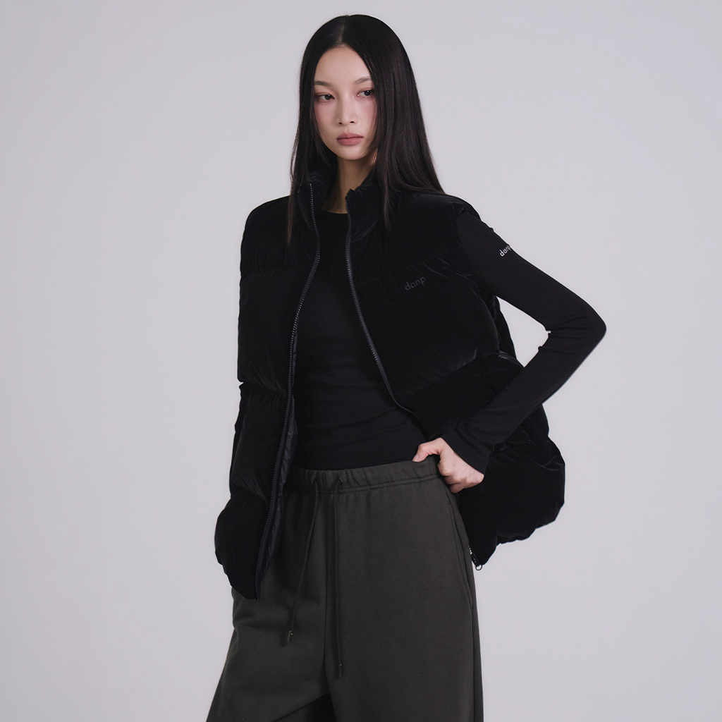 Velvet Touch Down Vest