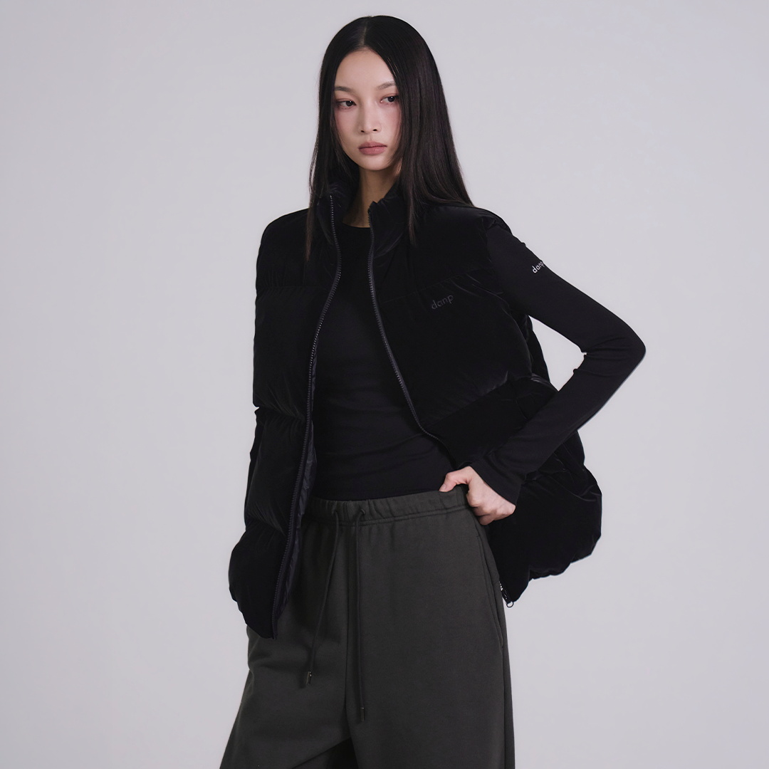 Velvet Touch Down Vest