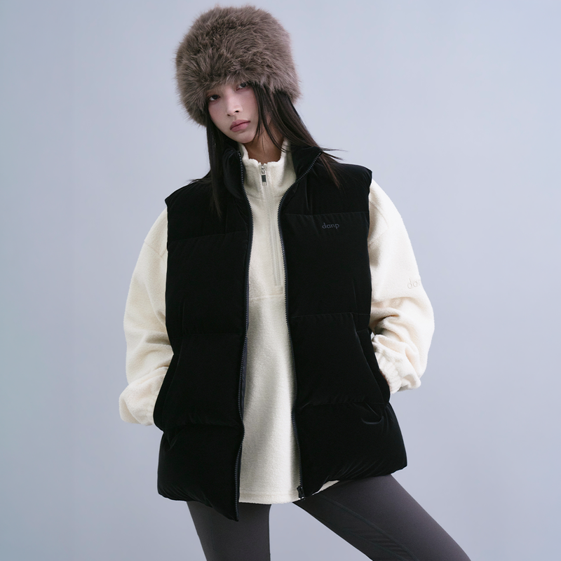 Velvet Touch Down Vest