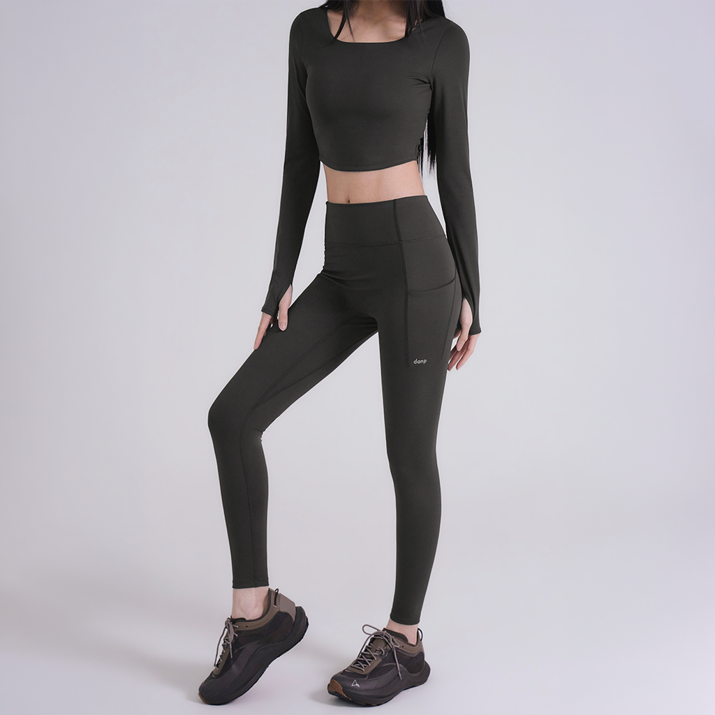 Side Pocket Line Leggings