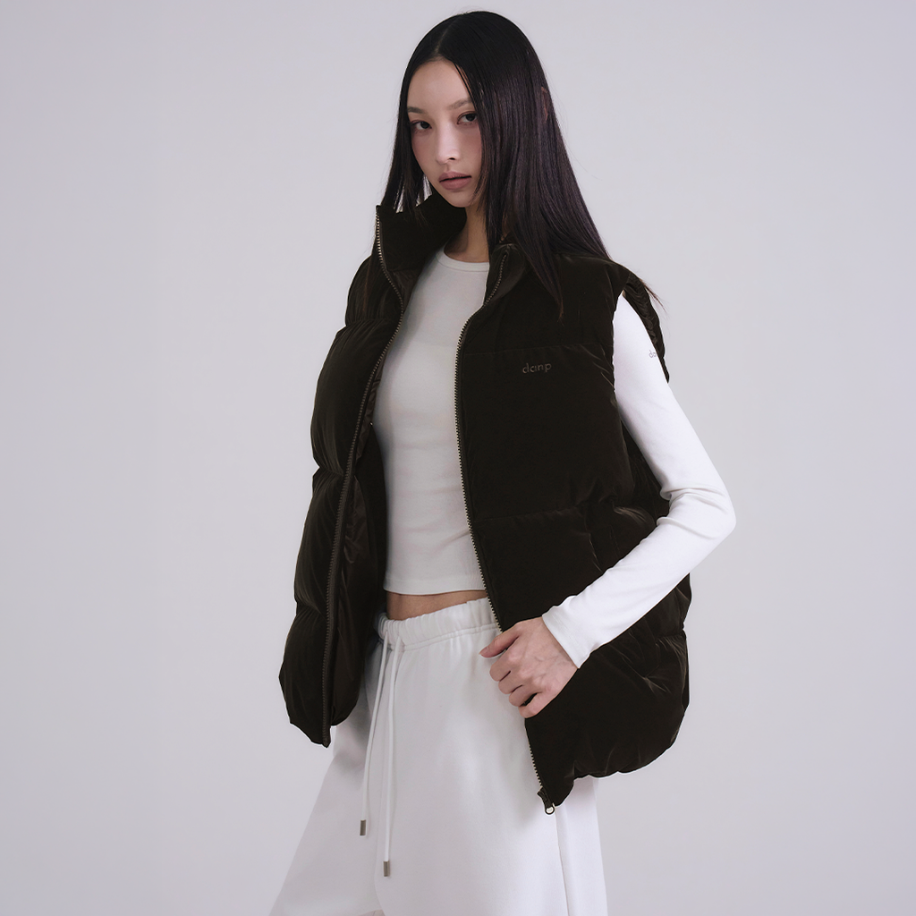 Velvet Touch Down Vest