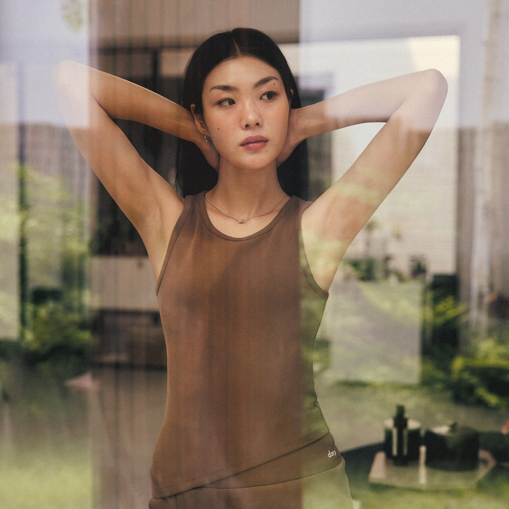 Mellow-up Rib Sleeveless