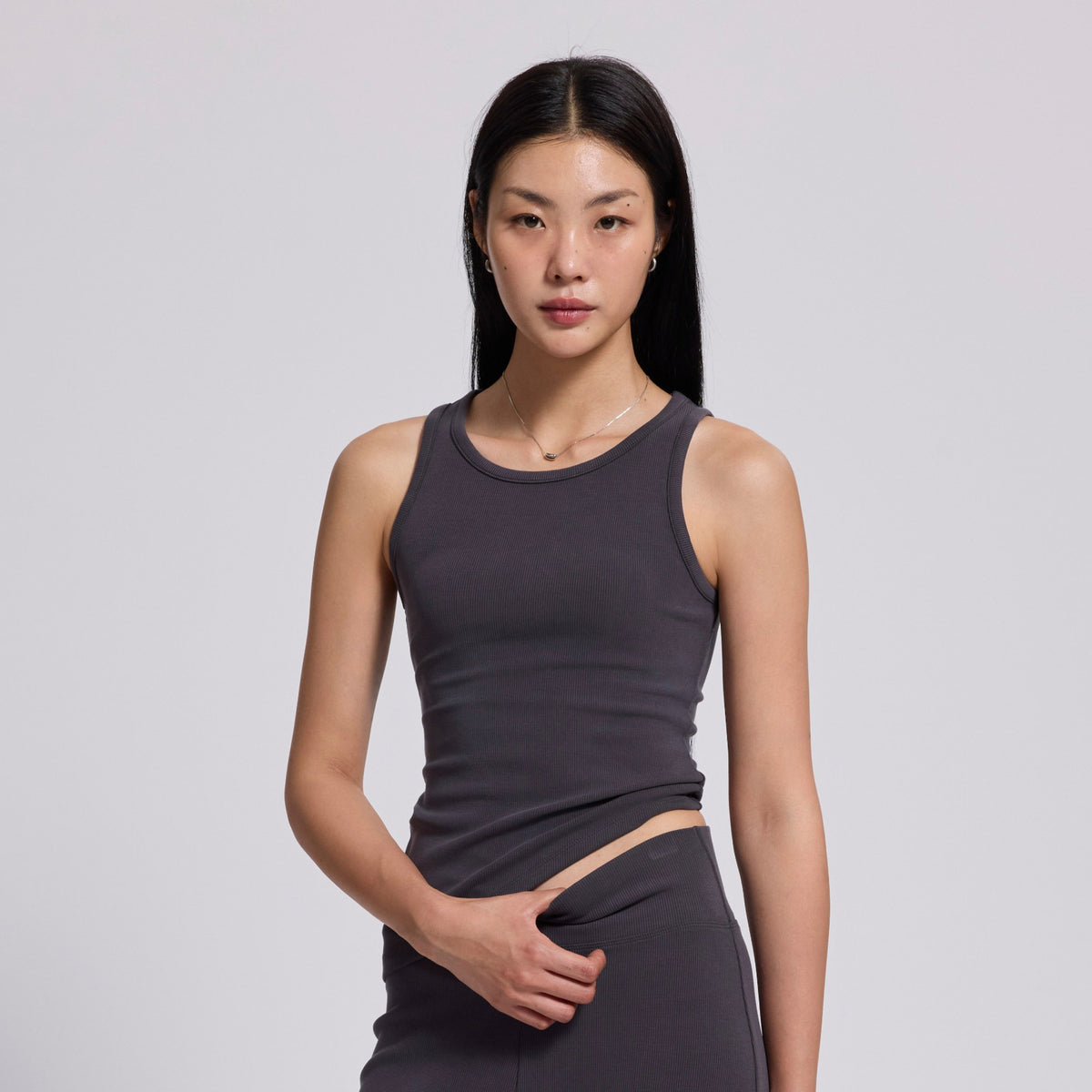 Mellow-up Rib Sleeveless