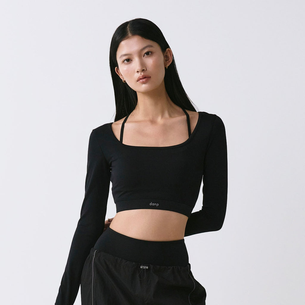 Morning Flow Crop Long Sleeve