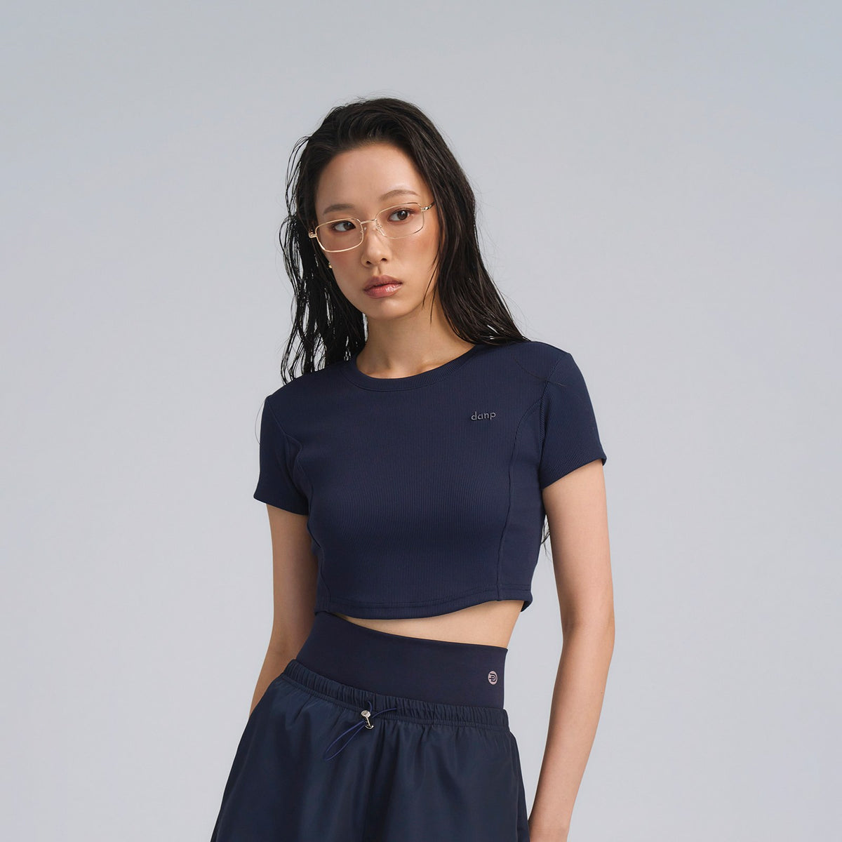 Rib Fit Crop T-Shirt
