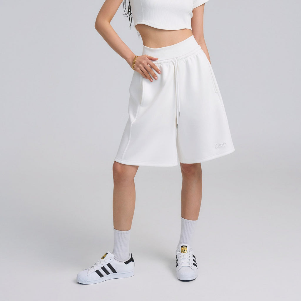 Rib Fit Layered Bermuda Pants