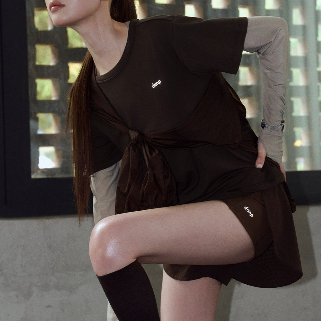 Run Slit Layered Shorts