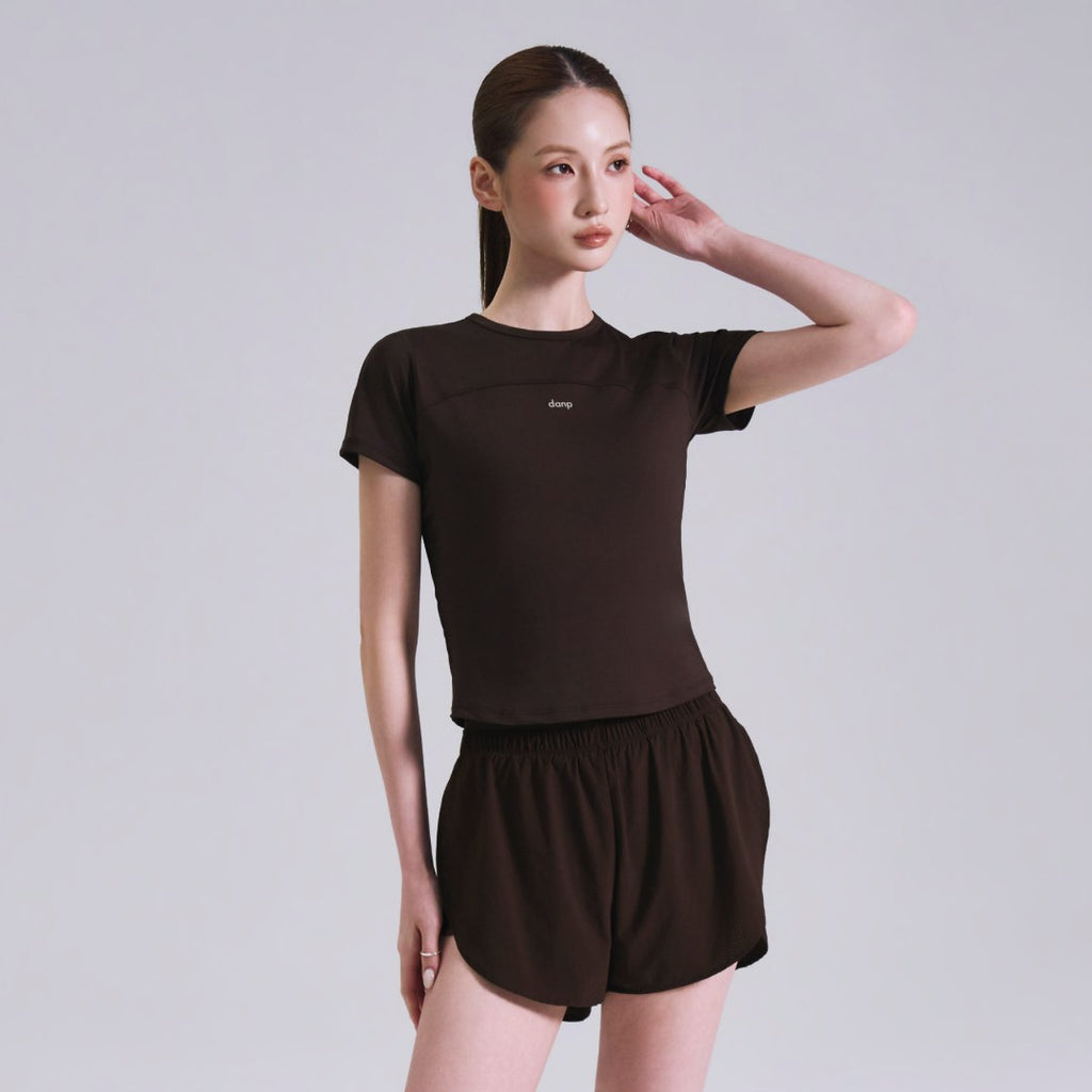 Run Slit Layered Shorts