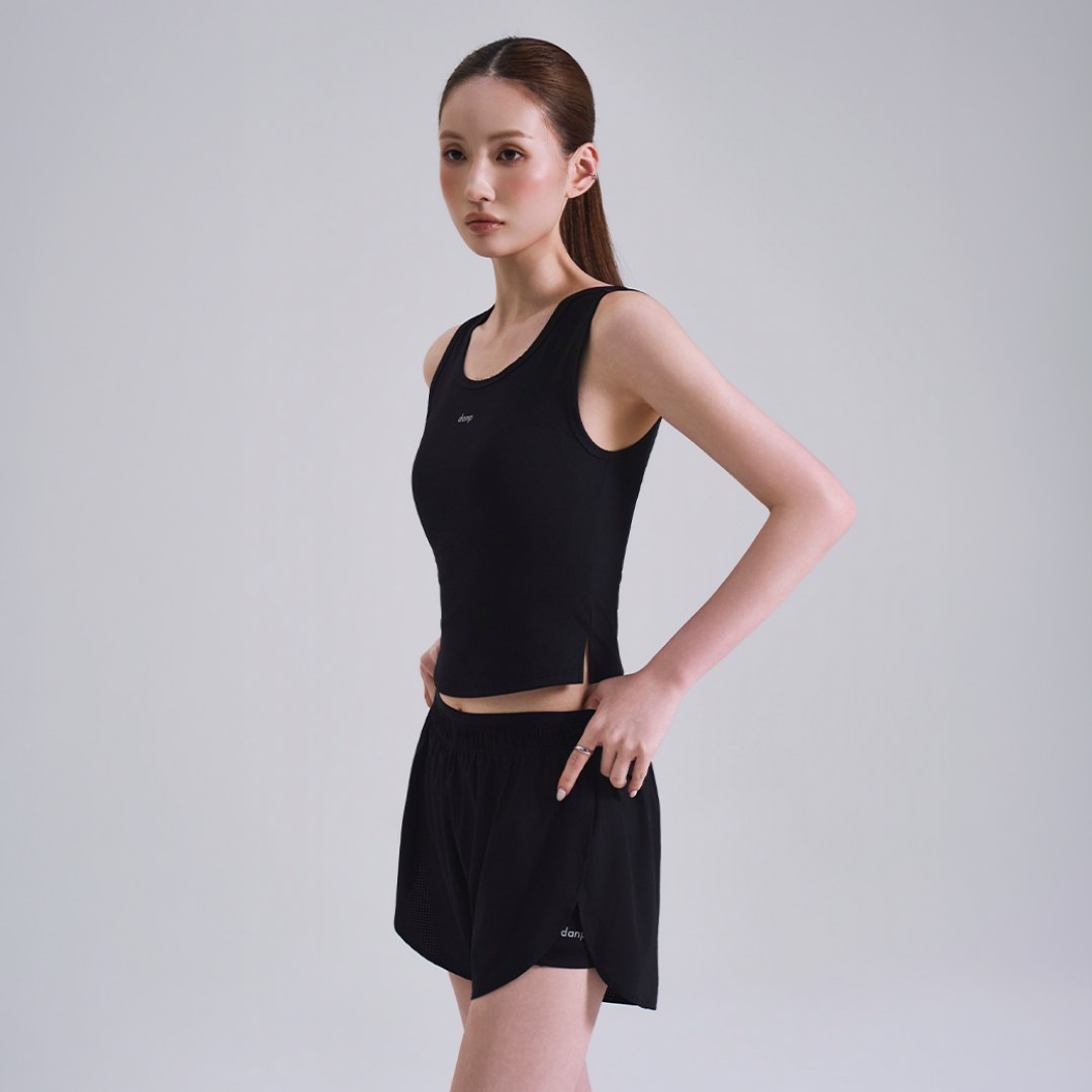 Run Slit Layered Shorts