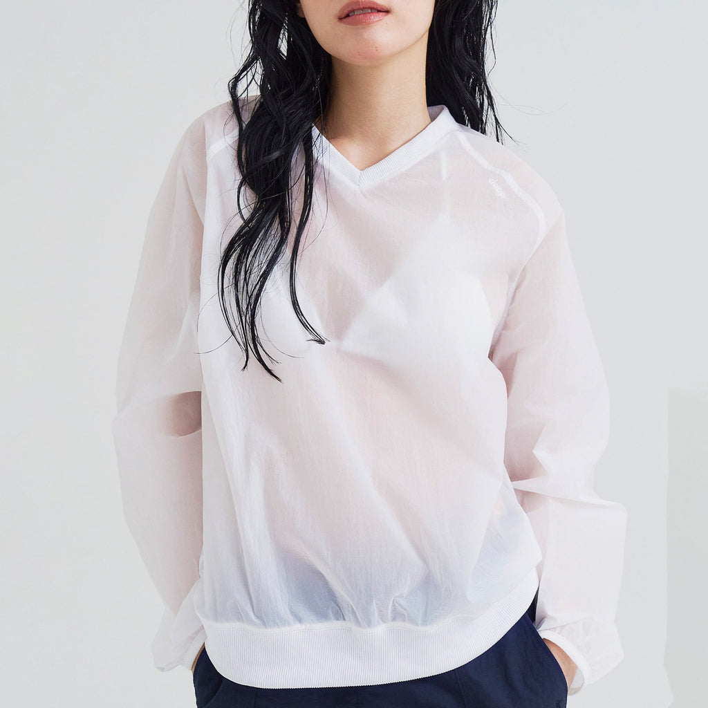 Sheer Nylon Sweatshirt