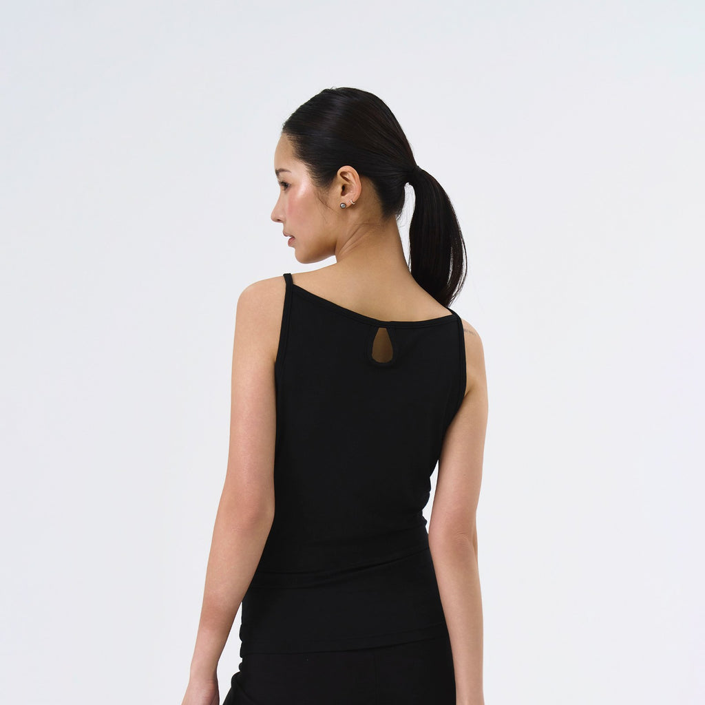 Silky Boat Neck Sleeveless