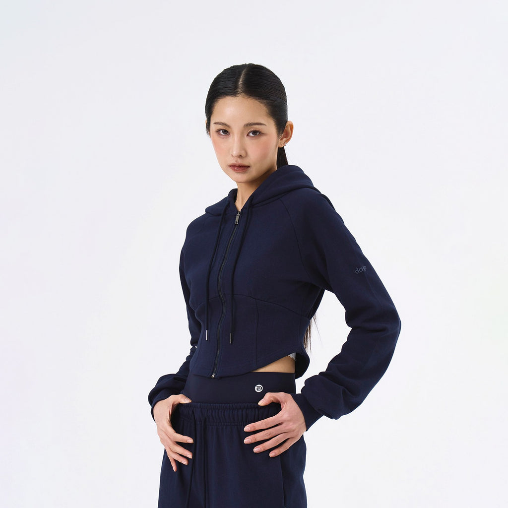 Soft Line Fit Hooded Zip-Up