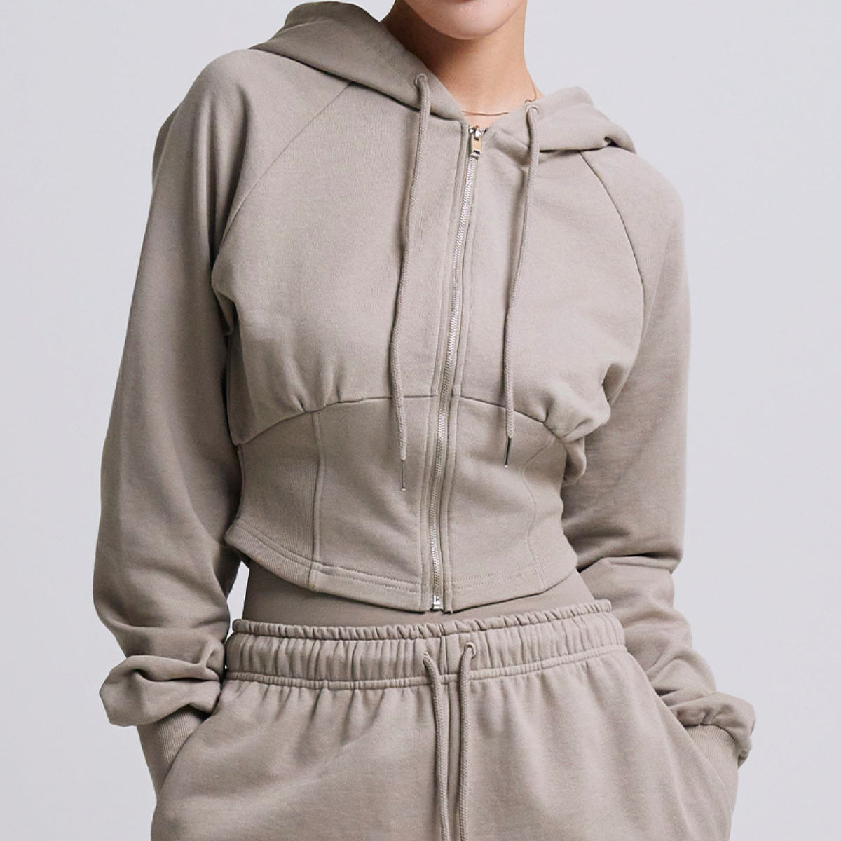 Soft Line Fit Hooded Zip-Up