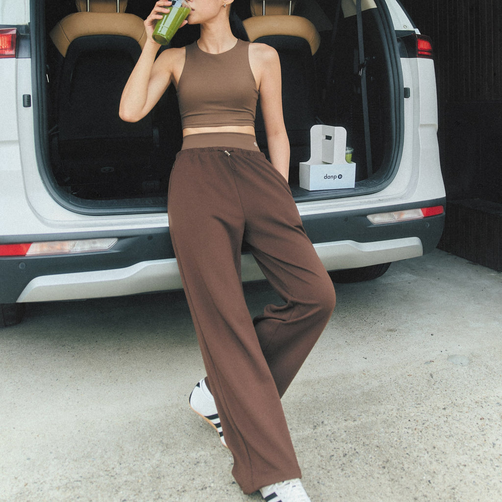 Soft Tension Layered Pants