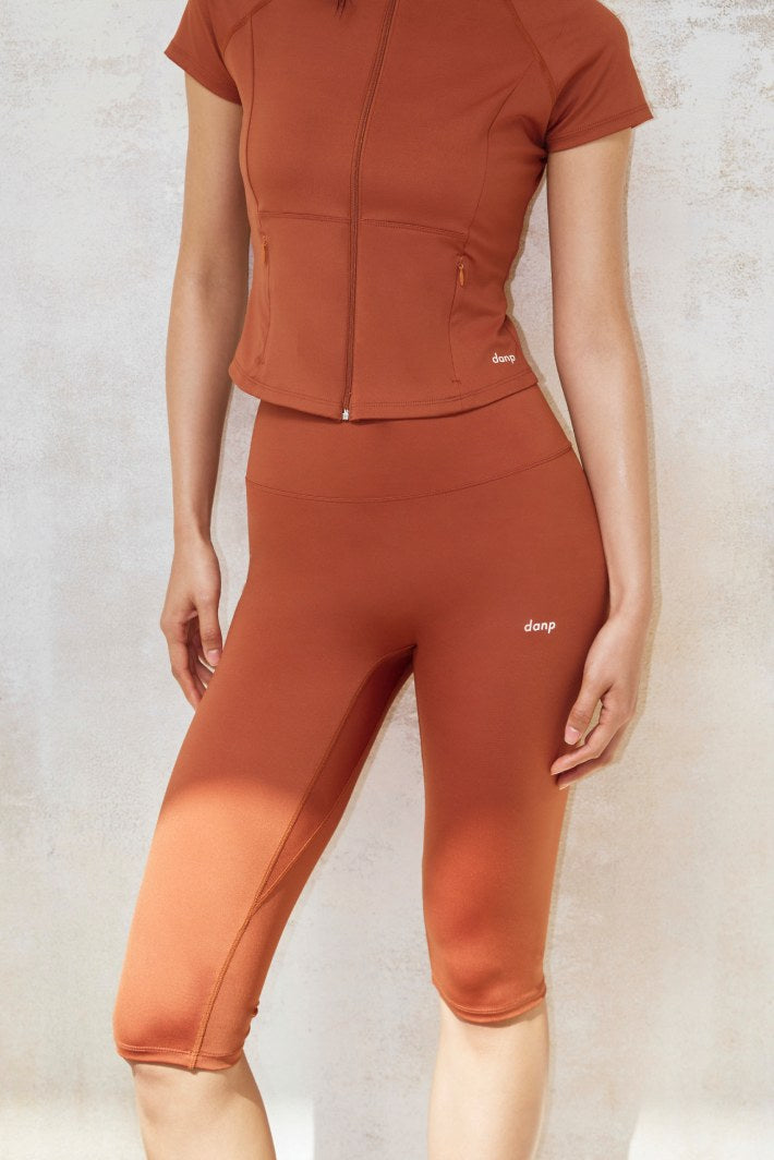 Sun Grain Capri Leggings
