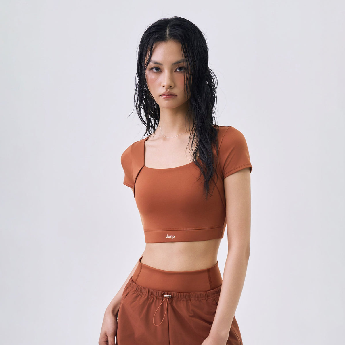 Sun Grain Curve Fit Crop Top