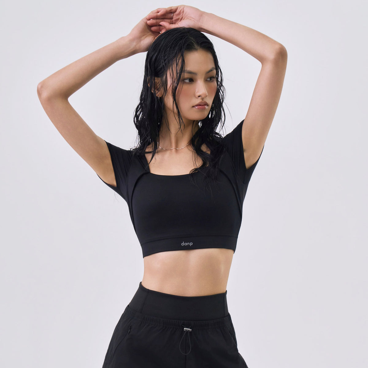 Sun Grain Curve Fit Crop Top