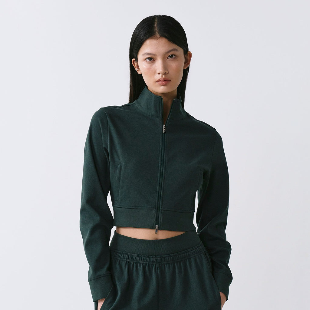 Sun Mild Motion Crop Zip-up